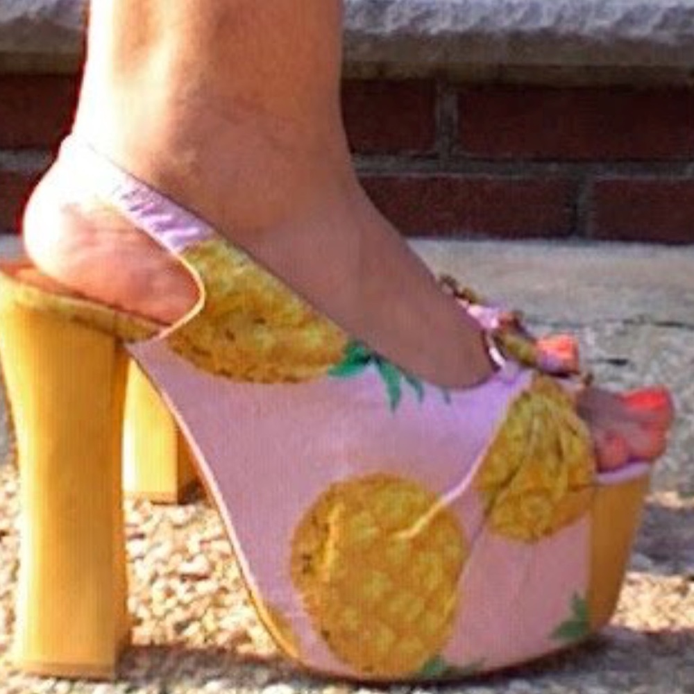 Jeffrey Campbell The Ringling Platform Slingbacks